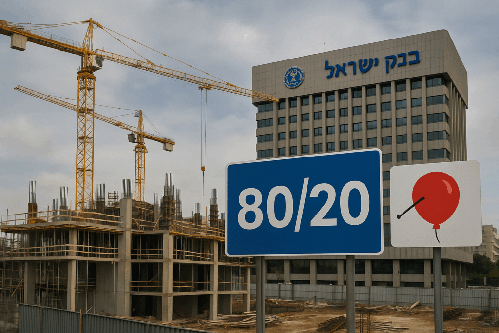 הגבלות בנק ישראל מודל 80/20 והלוואות בלון 2025: כל מה שאתם חייבים לדעת